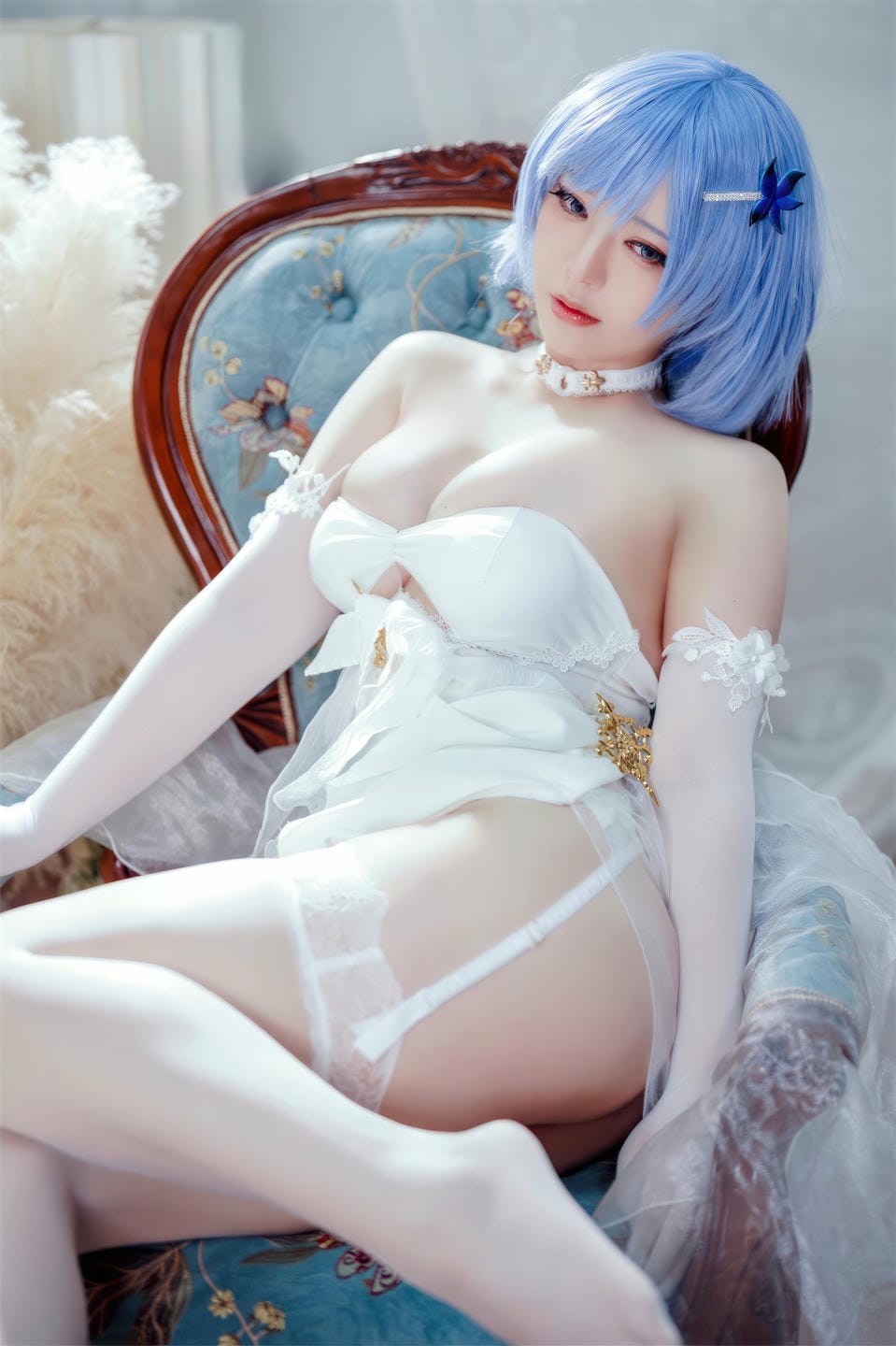 半半子 - 碧蓝航线 恰巴耶夫 白骑兵的旋律 礼服 [64P2V-306M] 1 (22).jpg